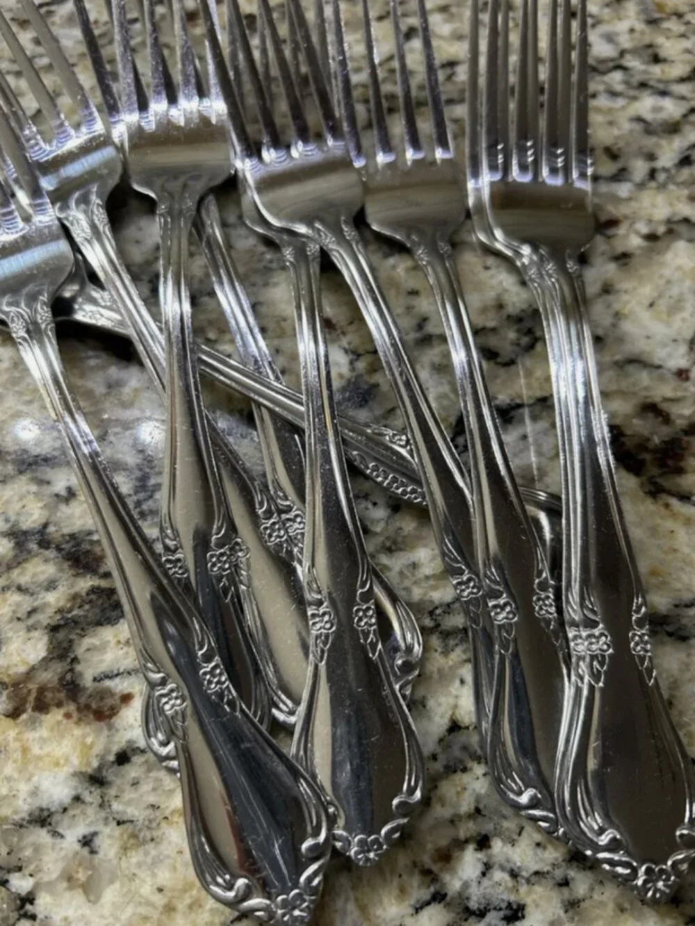 BELLAMO 18/10 STAINLESS FLATWARE SILVERWARE SET SPOONS FORKS 49 PIECES!